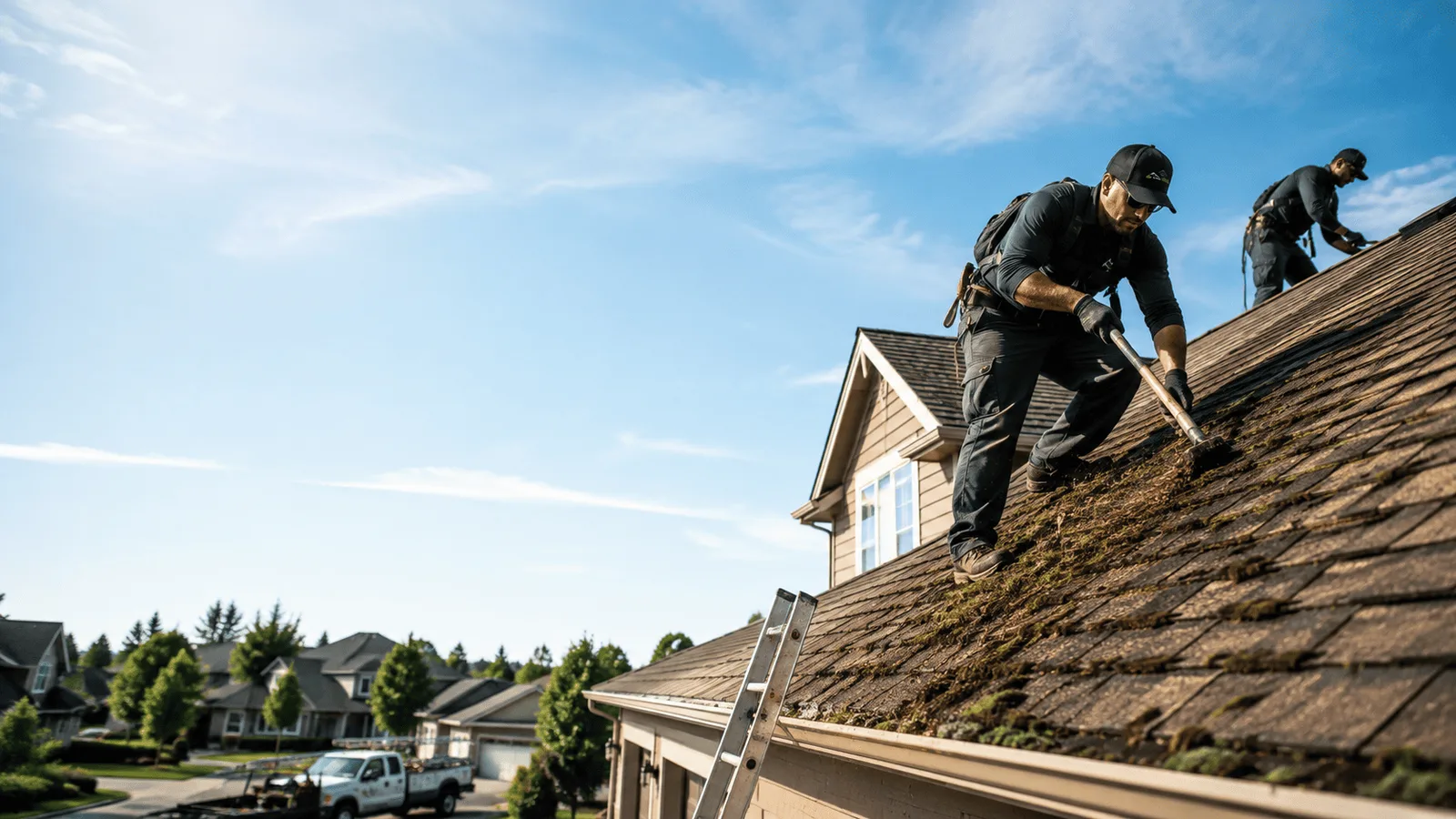 Roof Moss Removal in Caledonia, IL near me
